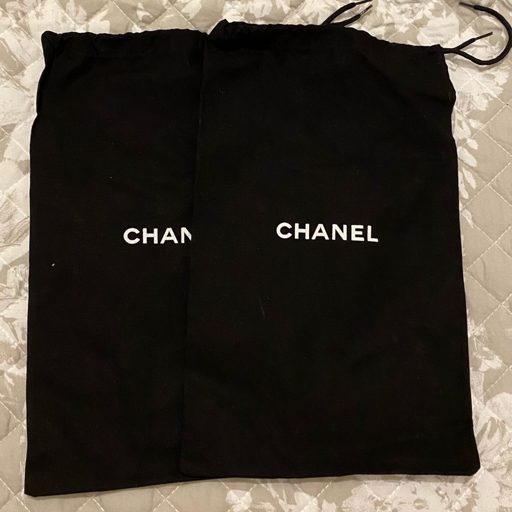 Authentic Chanel drawstring Dustbags